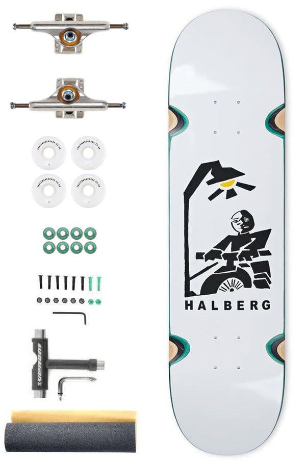 Polar Skate Co. Hjalte Halberg Insomnia Wheel Wells Custom Complete Pro Skateboard Kit - 8.25