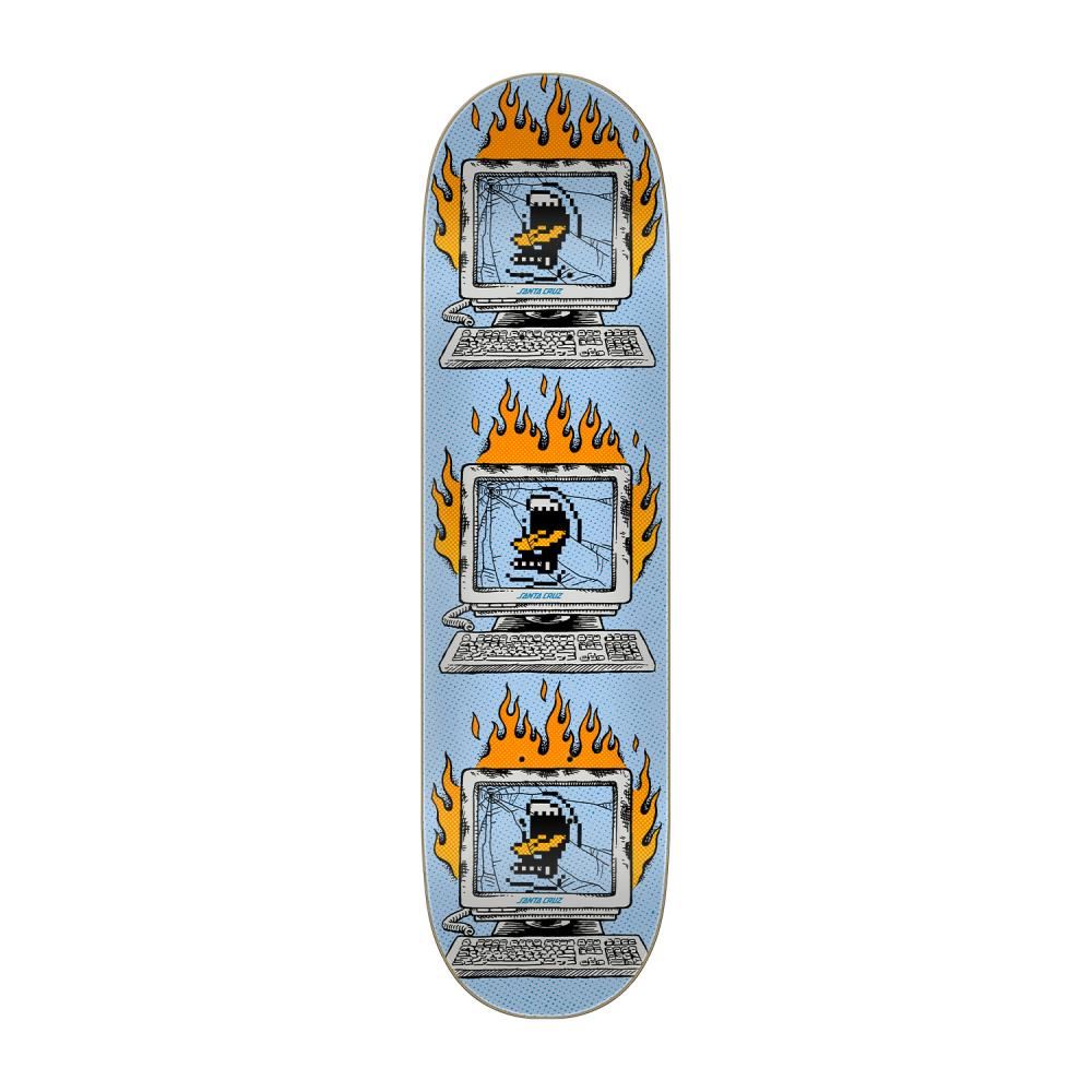 Santa Cruz Birch Self Destruct 7 Ply Birch Skateboard Deck - 8.25"