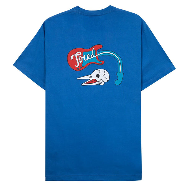 Tired Music Tee Blue