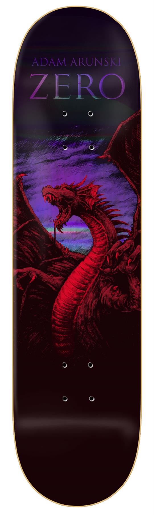 Zero Skateboards Dragon Adam Arunski Skateboard Deck - 8.25