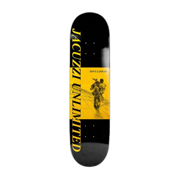 Jacuzzi Pro Dirtbike EX7 Yellow Skateboard Deck - 8.25