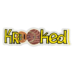 Krooked X Quarter Snacks Sticker (Multi) - One Size