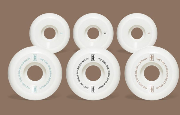 Girl Clean OG Conical Skateboard Wheels 99D - Skatewarehouse.co.uk