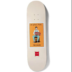 Chocolate Loteria Card The Cajun Jordan Trahan Twin Tip Skateboard Deck - 8.5"