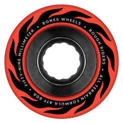 BONES Rough Riders • Eternal Flame • ATF • • 80A • Red Skateboard Wheels - 59mm