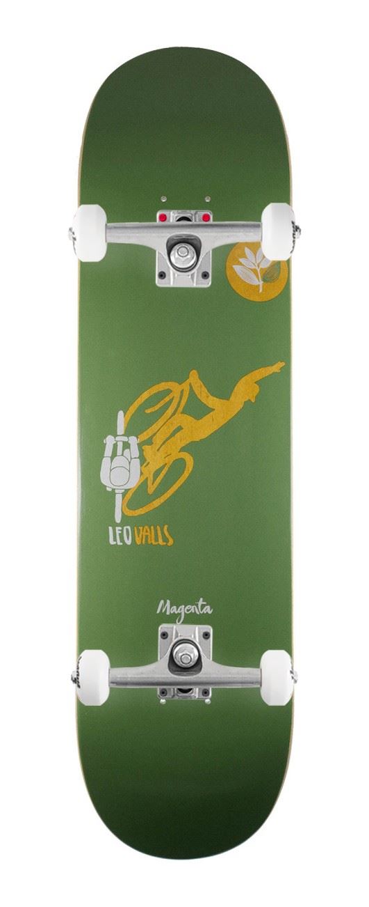 Magenta Leo Valls 'Board Shades' Series x Venom Custom Complete Skateboard - 8.25
