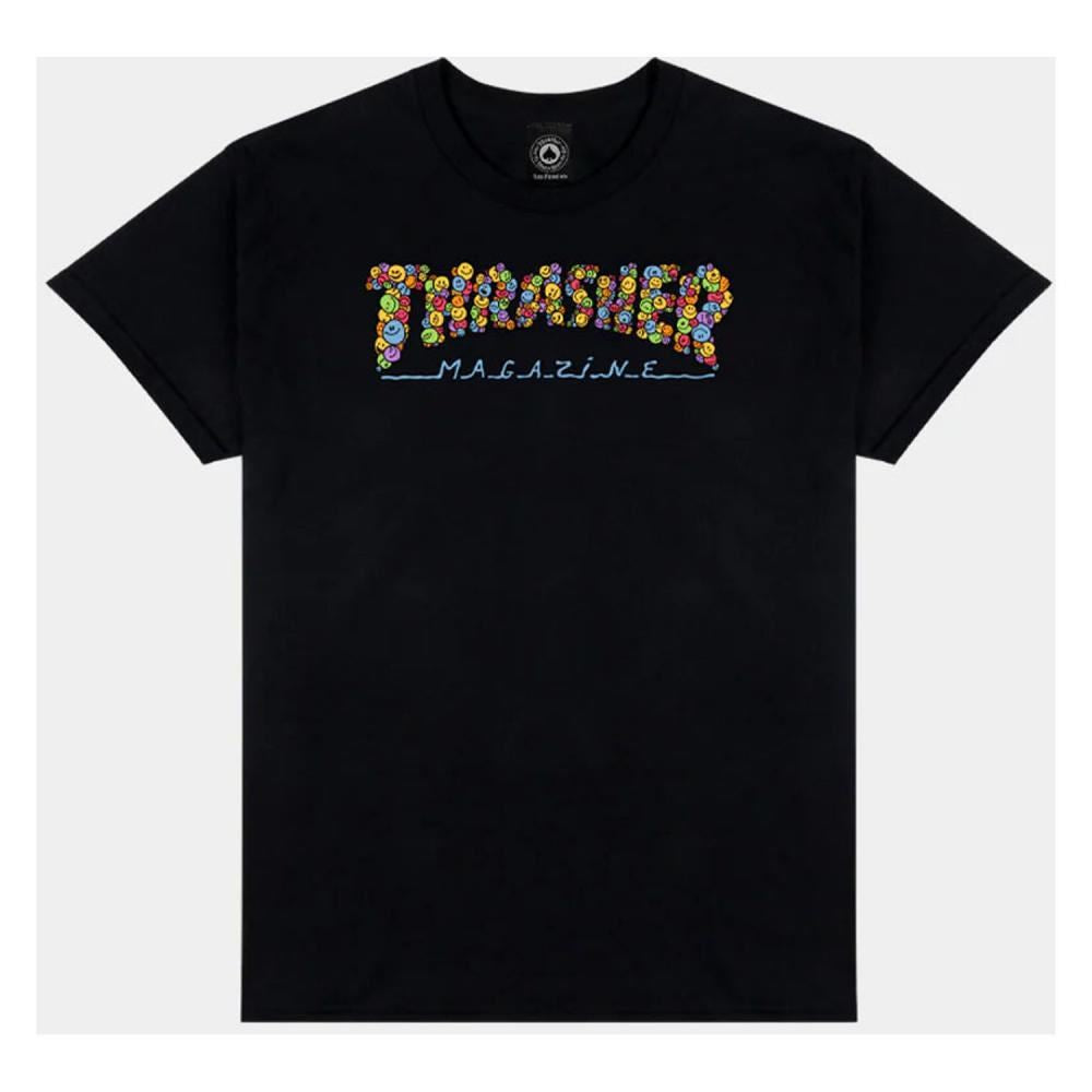 Thrasher T-Shirt Smile By Spanky - Black - Skatewarehouse.co.uk