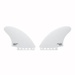 Captain Fin Co - CF Twin Keel - Large - White (Futures) - L