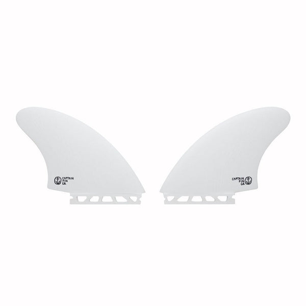 Captain Fin Co - CF Twin Keel - Large - White (Futures) - L