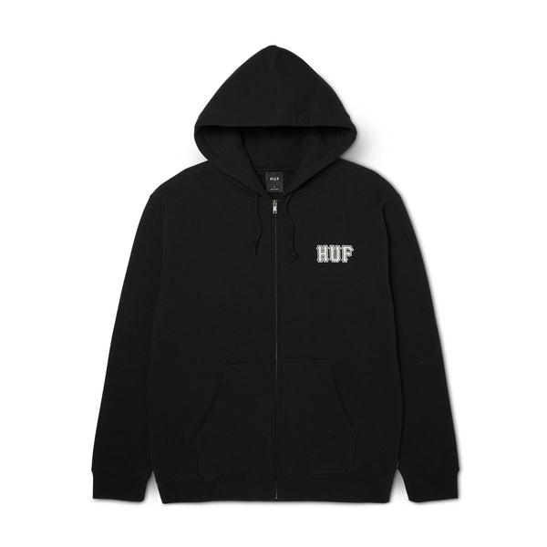 HUF Classic Logo F / Z Hoodie (Black)