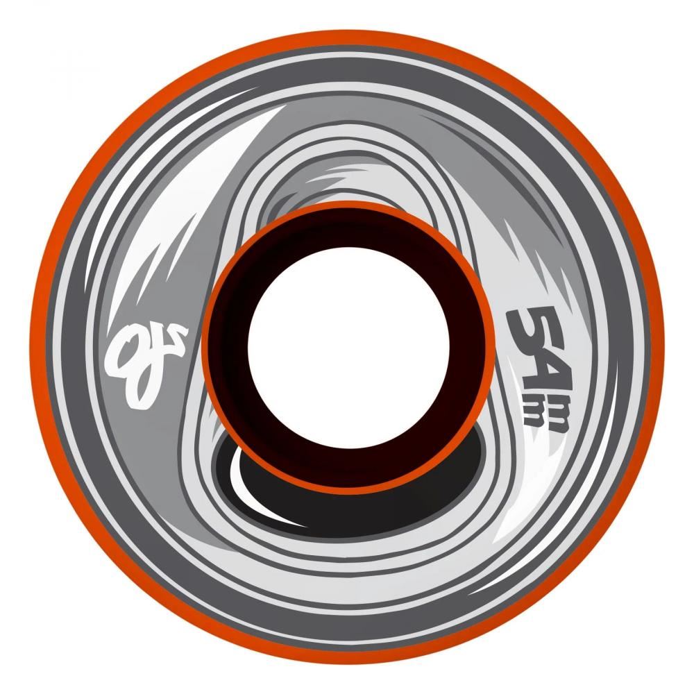 OJ Skateboard Wheels 54mm Frozen Energy Keyframe - Orange - Skatewarehouse.co.uk