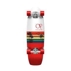 Ocean Pacific Sunset Cruiser White / Red 30" 8.75"