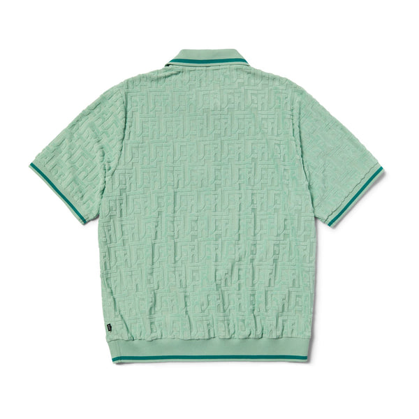 Tether Jacquard S / S Terry Top (Jade)