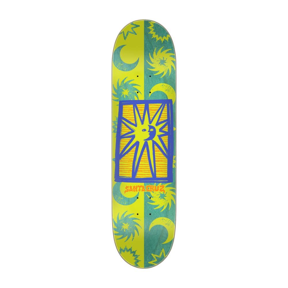 Santa Cruz Team Sun Stamp FeelBase Skateboard Deck - 7.75"