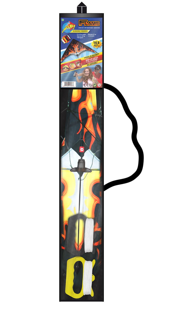 EOLO PopUp Kite Stunt 160cm Flame Toy