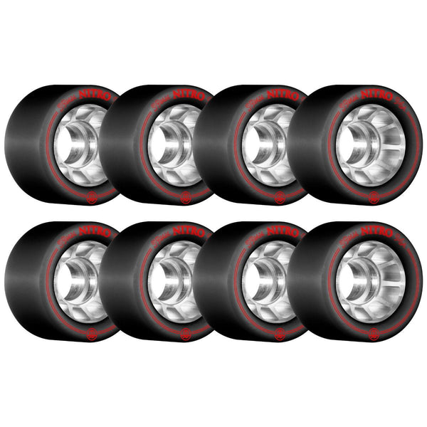 Rollerbones - Nitro Speed Black (8) - / 94a Skateboard Wheels - 59mm