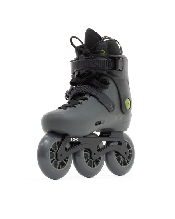 Echo Sonar 3 Wheel Freeskates - Black - Skatewarehouse.co.uk
