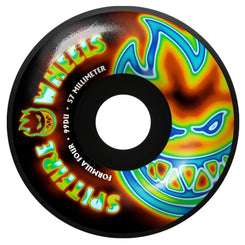 Spitfire Formula Four Skateboard Wheels Radioactive Bighead 99a - Black - Skatewarehouse.co.uk