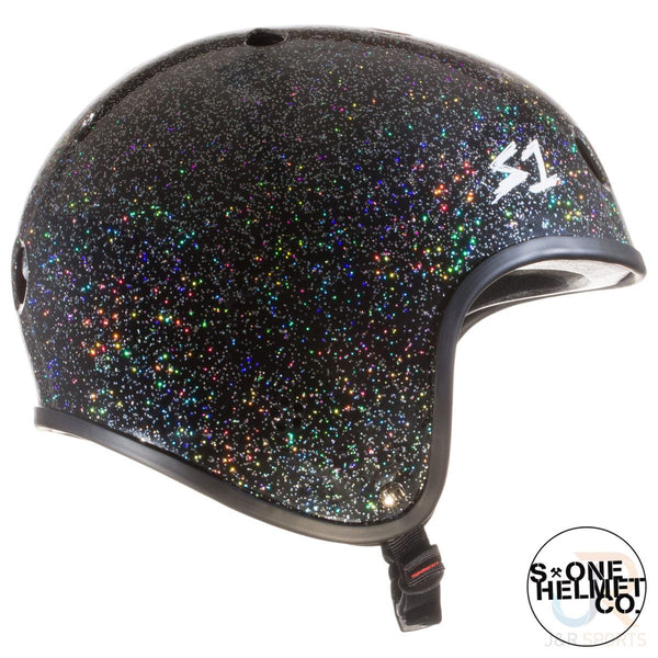 S1 RETRO Lifer Helmets - Black Glitter