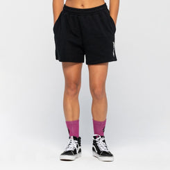 Santa Cruz Womens Shorts Strip II Shorts - Black