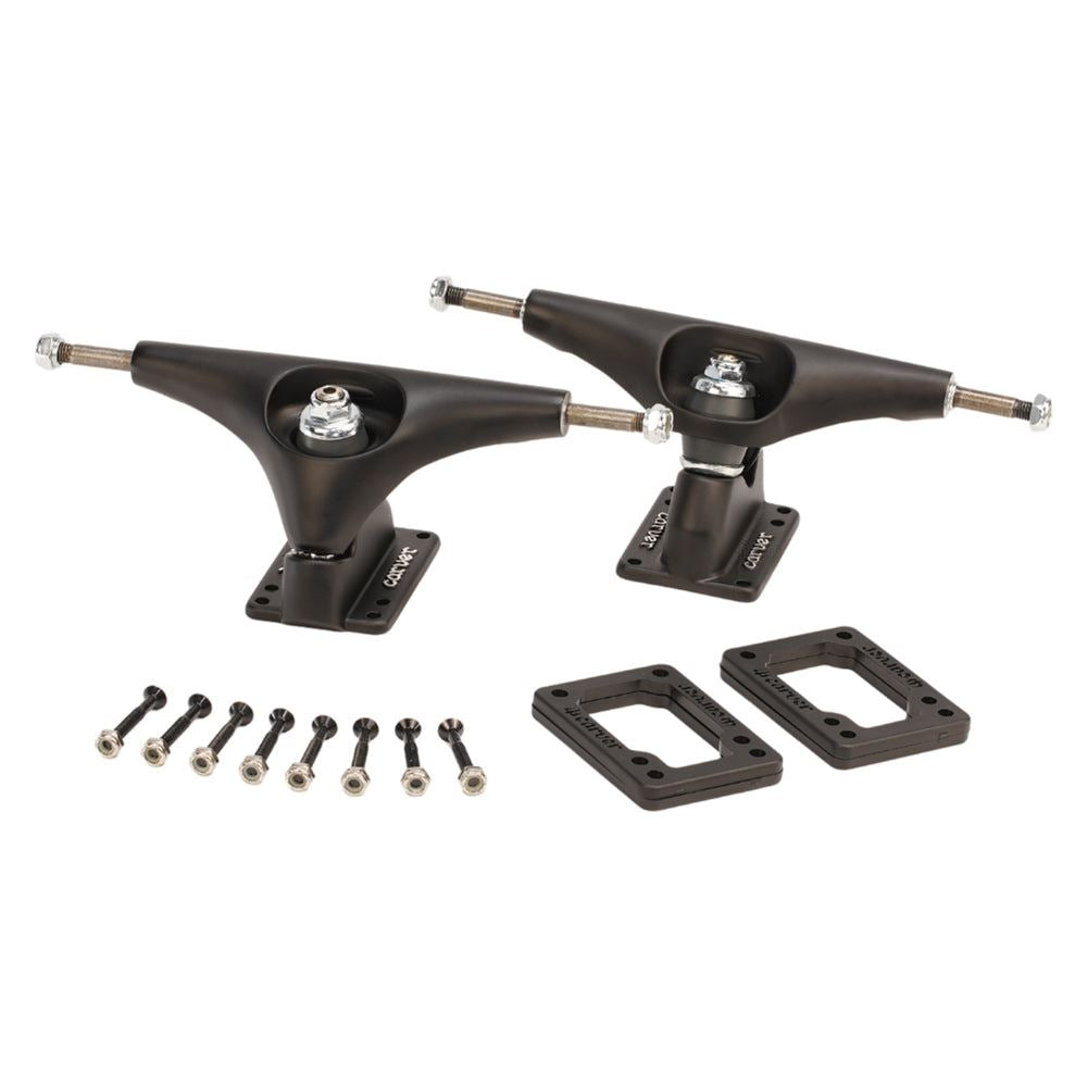 Carver CX Surf Skate Truck Set - Coal Satin - 6.5" - Skatewarehouse.co.uk