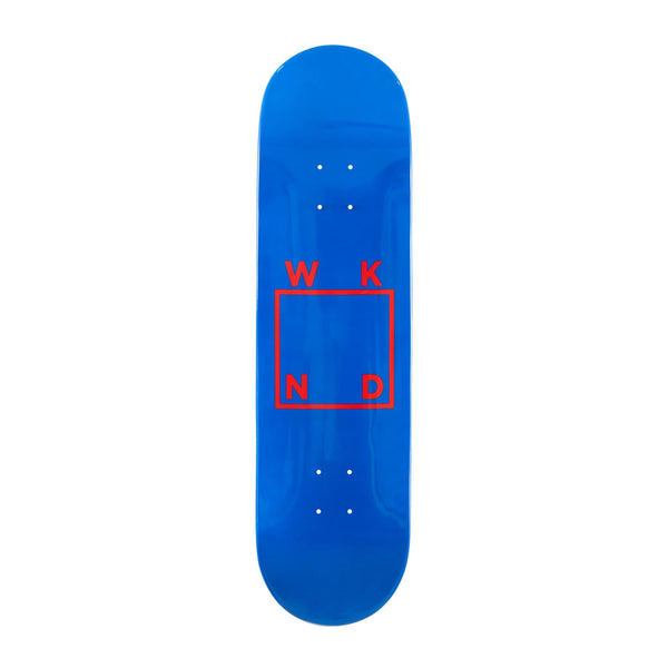 WKND Royal/Red Logo Dip Skateboard Deck - 7.75