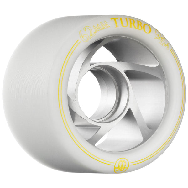 Rollerbones - Turbo Alu Hub White (8) - / 94a Skateboard Wheels - 62mm