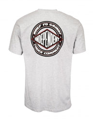 Independent T-Shirt BTG Shear T-Shirt - Athletic Heather - Skatewarehouse.co.uk