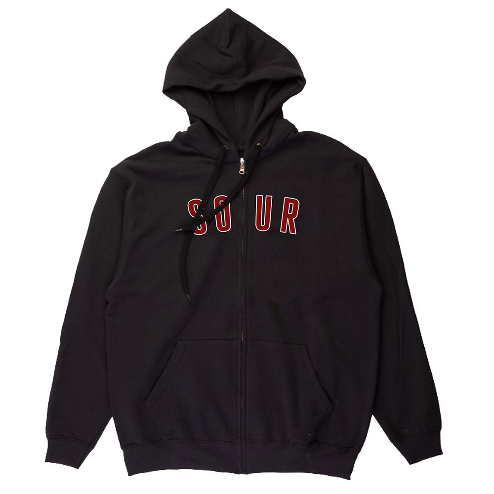 Sour Solution Army Zip Hood Black - Skatewarehouse.co.uk