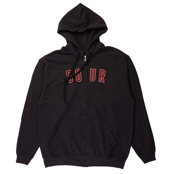 Sour Solution Army Zip Hood Black - Skatewarehouse.co.uk