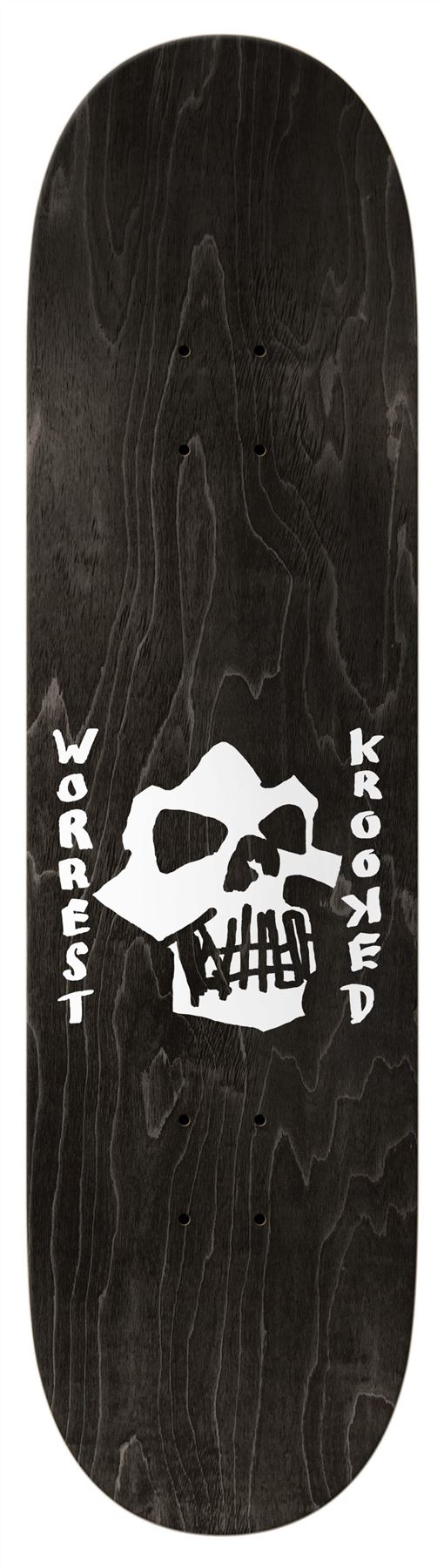 Krooked Worrest Skulls And Bolts - 8.3 Twin Tail Slick