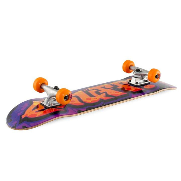 Enuff Graffiti II Orange Complete Skateboard Bundle - SFR Helmet & Pads