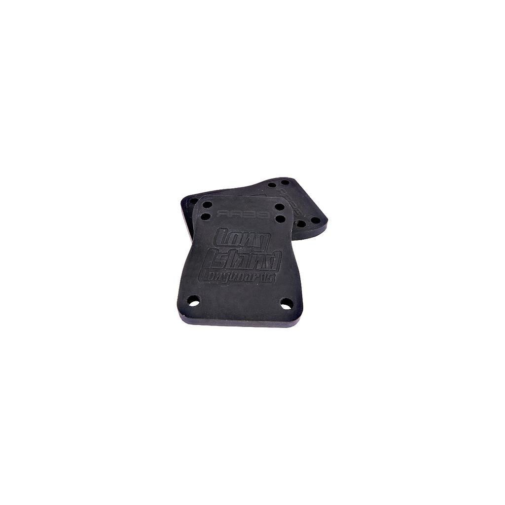 Riser Pad Pack Black 6mm 70A- 78x55x Skateboard Hardware