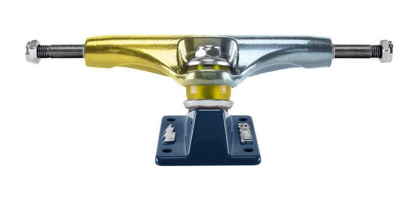 Thunder 149 Skateboard Trucks Death Grip Lights Yellow / Blue / Blue - 149 - Skatewarehouse.co.uk