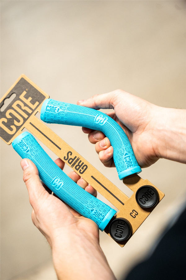 CORE Skinny Boy Handlebar Grips Soft 170mm – Teal - Skatewarehouse.co.uk