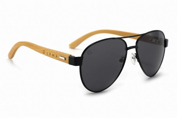 Luma Haldon Sunglasses - Black - Skatewarehouse.co.uk