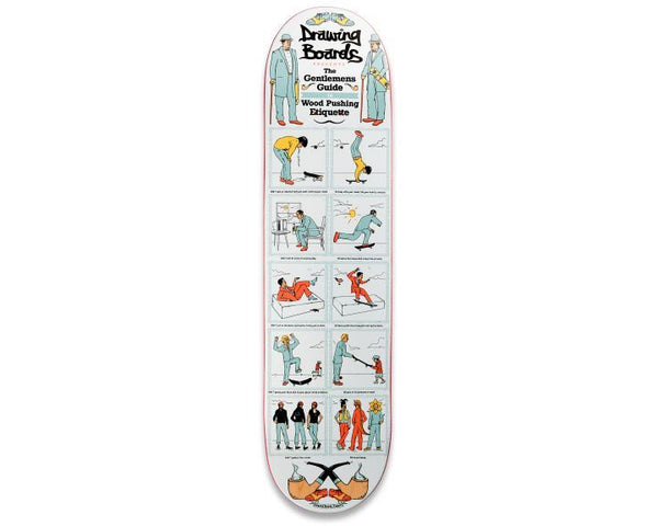 Drawing Boards Healing Series - Acupuncture Skateboard Deck - 8.25