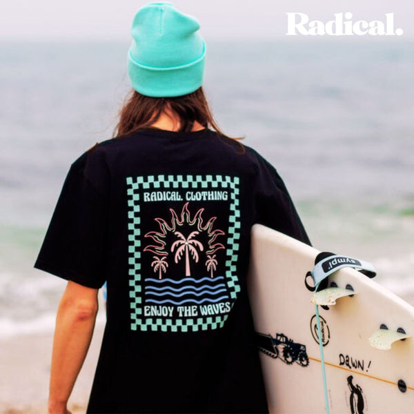Radical. ETW T-shirt, Unisex - Black - Skatewarehouse.co.uk