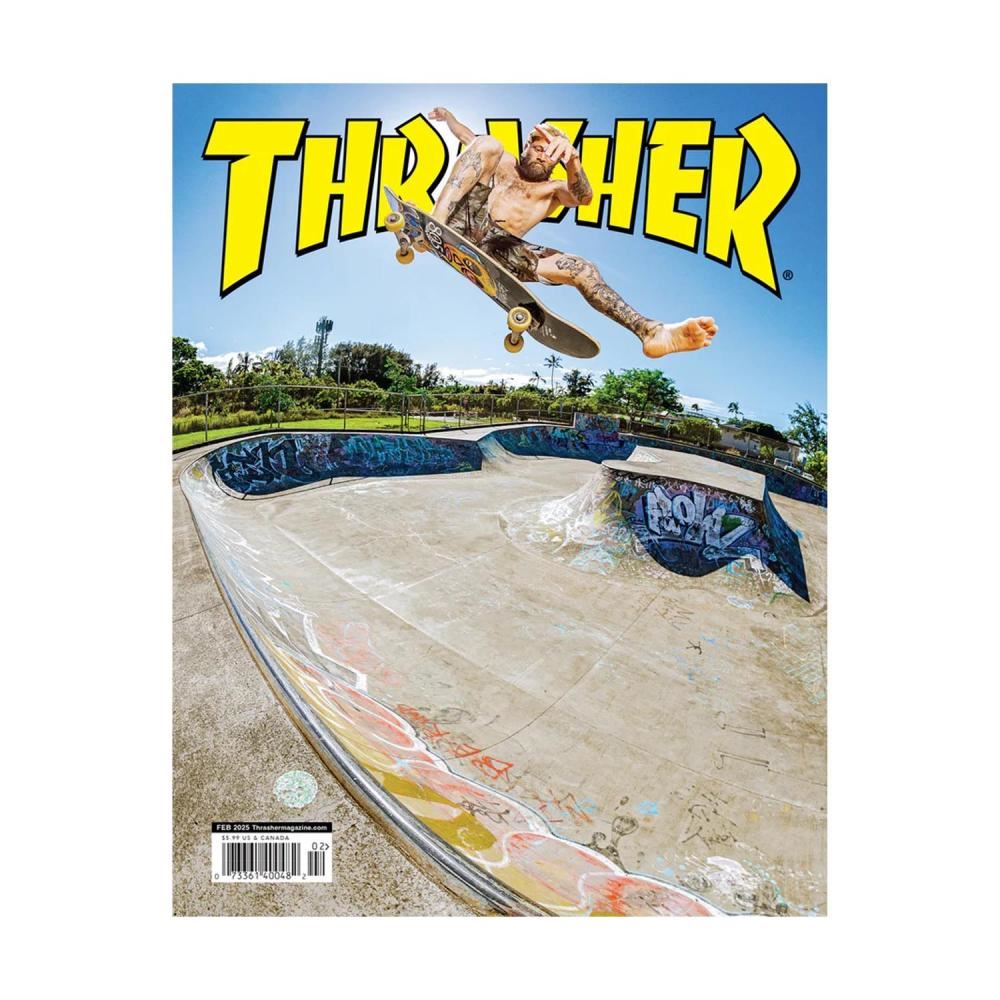 Thrasher Magazine Feburary 2025 - Skatewarehouse.co.uk
