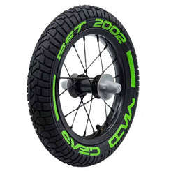Complete - Metro Glide - Green Print Scooter Wheels