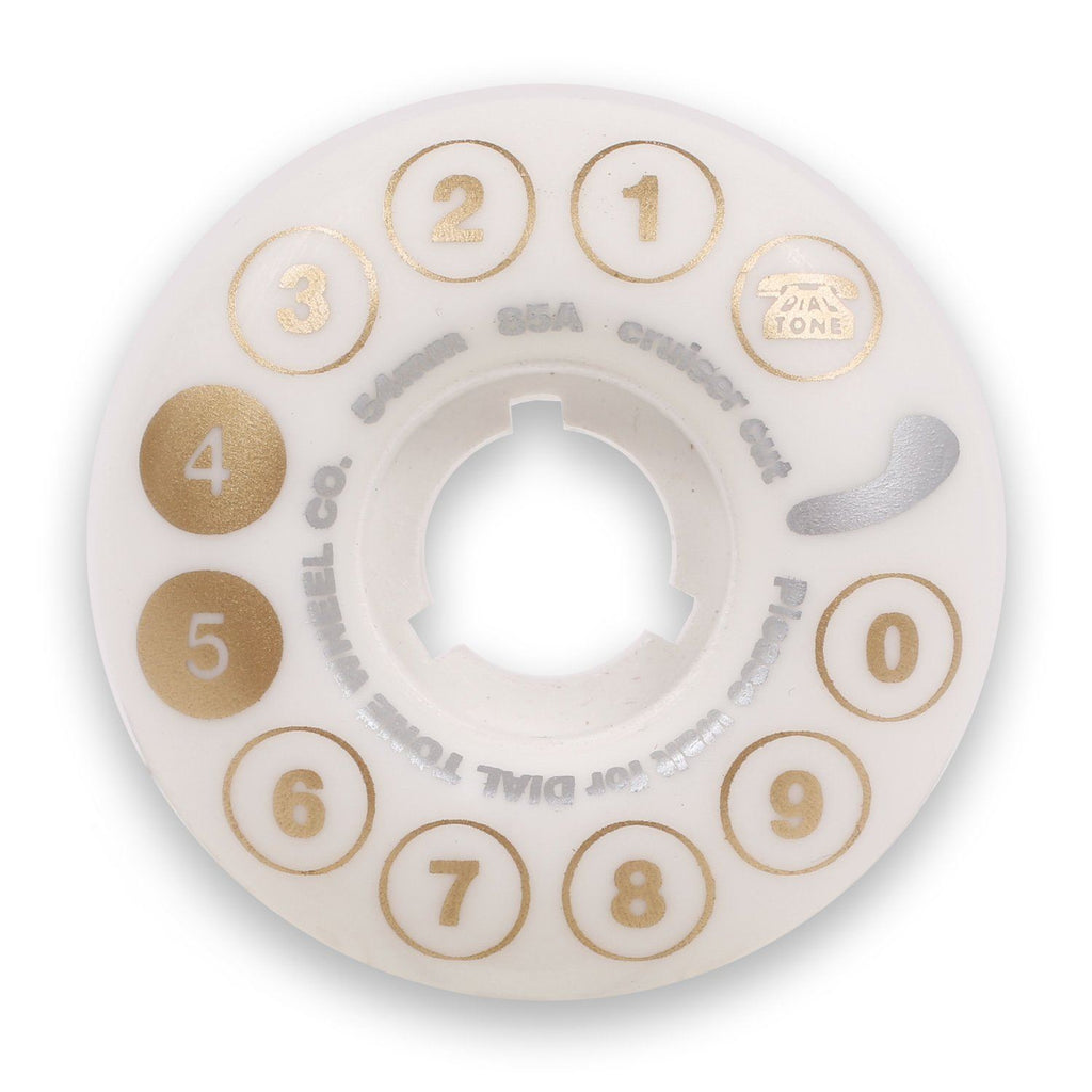 Dial Tone Rotary Cruiser Round Cut 85A - SALE Skateboard Wheels - 54mm