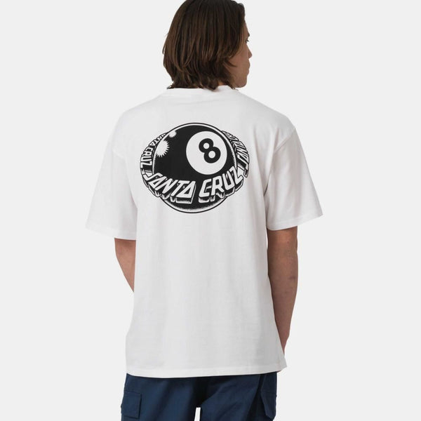 Santa Cruz T-Shirt Winkowski Eighth Planet - White - Skatewarehouse.co.uk