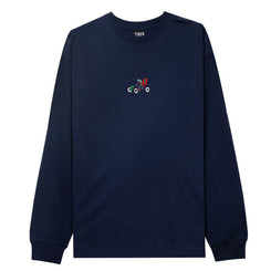 Tired Semi Tired Long Sleeve T-Shirt Navy - S