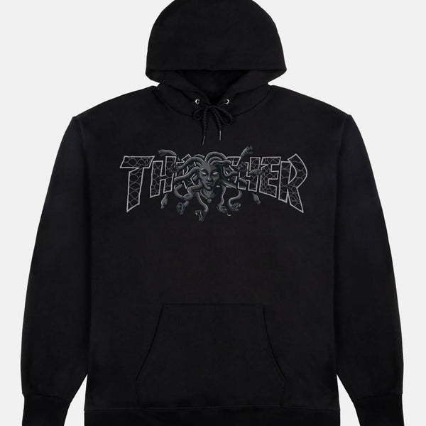Thrasher Hoody Medusa - Black - Skatewarehouse.co.uk