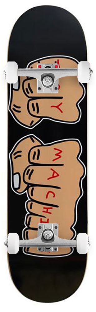 Toy Machine Fists x Venom Custom Complete Skateboard - 7.75