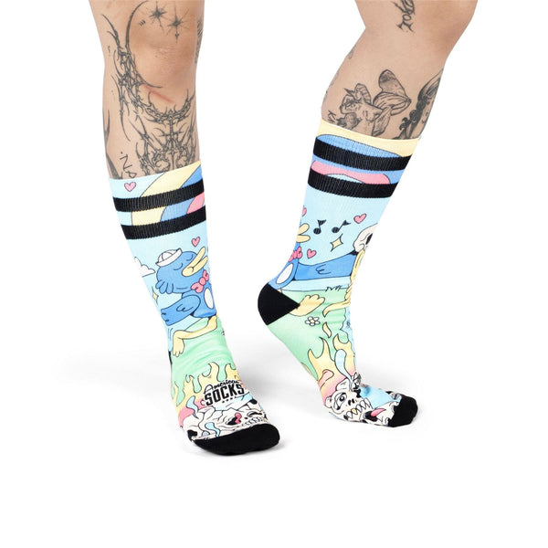 American Socks Cute Chaos - Mid High Socks