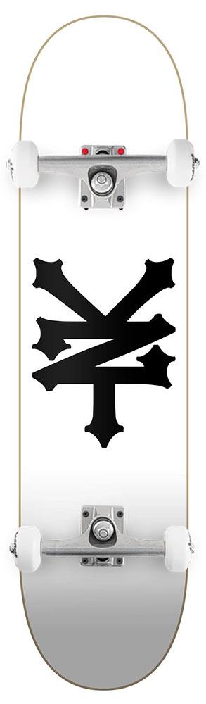 Zoo York 0G Crackerjack White/Black x Venom Custom Complete Skateboard - 8.125