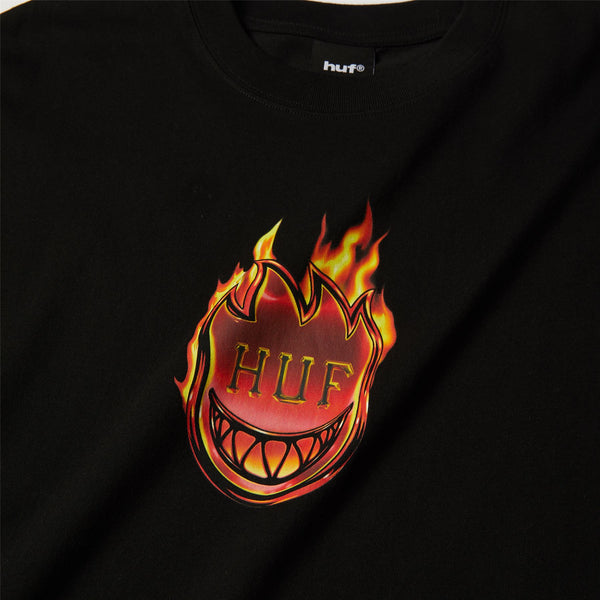 HUF Spitfire Flame Galaxies SS Tee (Black) - M
