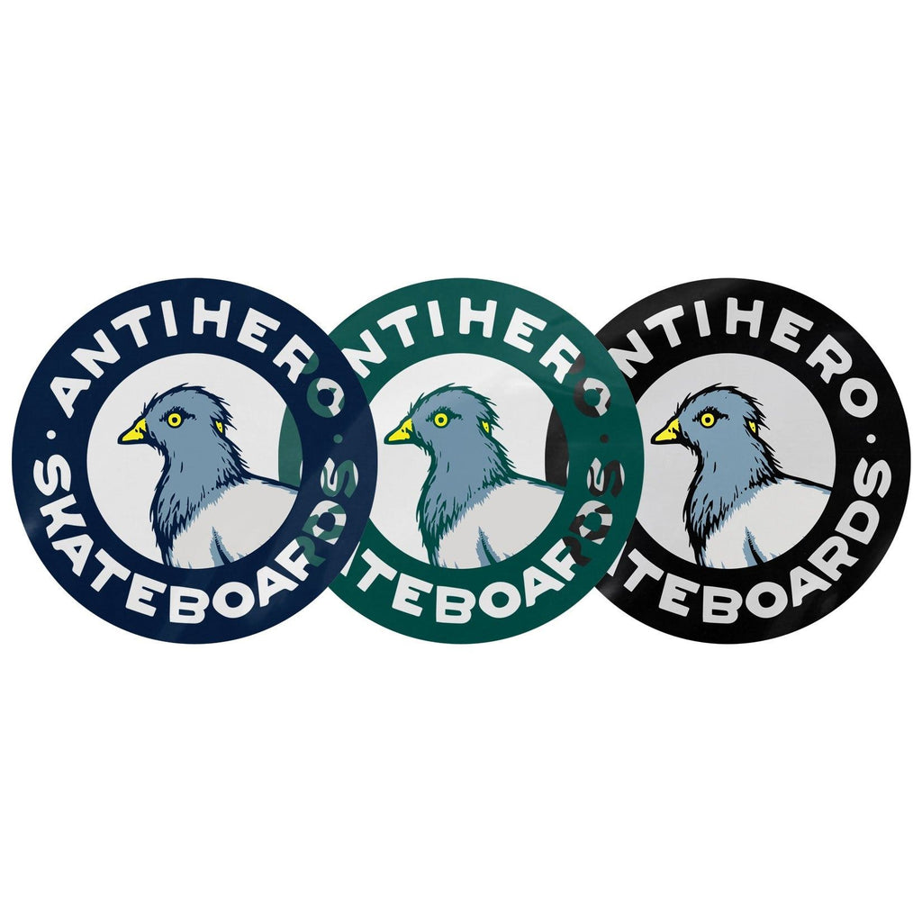 Anti Hero Pigeon Round Sticker - Sm (2.75") - S