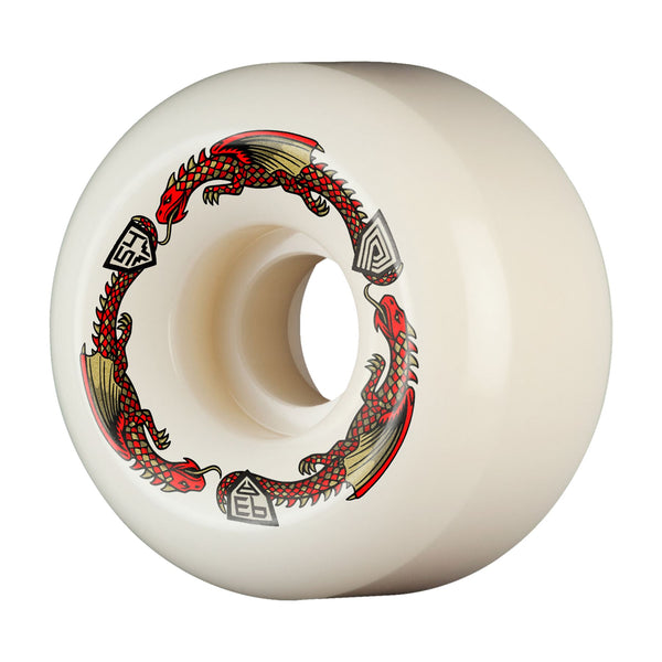 Powell Peralta Dragons 93A - V6 Symmetrical Shape - Medium Ride Patch - 54mm x 34mm Skateboard Wheels